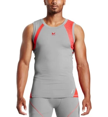 Camiseta sin mangas de compresión Mission $40 X DWade 2XL - gris/rojo nueva con etiquetas Foto 1 de 3