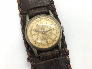 Vintage Herren Basis Sport Armbanduhr Uhr mit Chronograph Style Zifferblatt - Bild 1 von 10