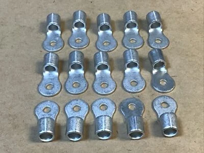 15 Piezas - 4/0 AWG Cobre Estañado Anillo Terminal #10 Conector Perno Foto 1 de 4