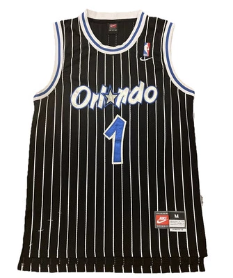 Camiseta Orlando Magic Penny Hardaway mediana para hombre Nike negra a rayas +2  Foto 1 de 4