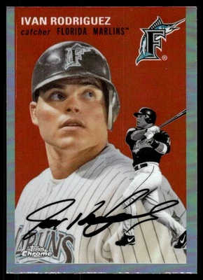 2023 Topps Chrome Platinum REFRACTOR IVAN RODRIGUEZ - Image 1 of 2