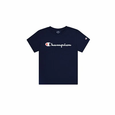Camiseta de Manga Corta Infantil Champion Crewneck Azul - Imagen 1 de 4