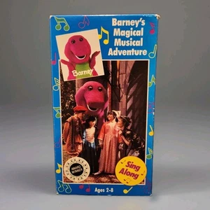 Barney - Barneys Magical Musical Adventure (VHS, 1993) Kids Cartoon Sing Along  - Imagen 1 de 5