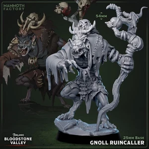 Gnoll Ruincaller - Gnoll Warlock Shaman | Mammoth Factory | D&D | 25mm - Picture 1 of 1