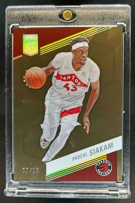 2022-23 Donruss Elite Pascal Siakam Gold #7/10 Raptors - Image 1 of 2