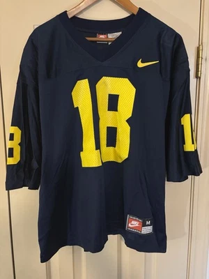 CAMISETA DE FÚTBOL VINTAGE NIKE #18 MICHIGAN WOLVERINES TALLA MEDIANA Foto 1 de 4