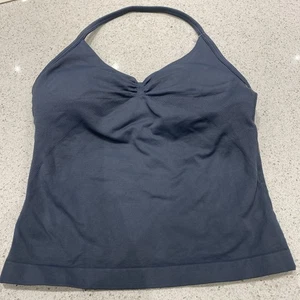 Top DFYNE Gris Pizarra Impacto Longline Tirantes Talla Pequeña 44,99 GBP *Etiqueta Interior Peeling - Imagen 1 de 6