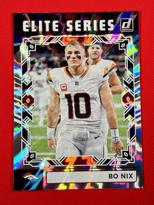 NFL 2025 Donruss Bo Nix ~Elite Series~ #TES-BNI Denver Broncos - Foto 1 di 2