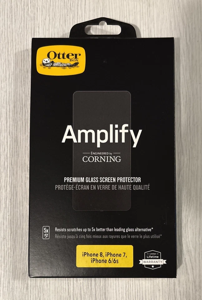 OtterBox Amplify Glass Screen Protector By Corning for Apple iPhone SE/8/7/6/6s - Image 1 of 1