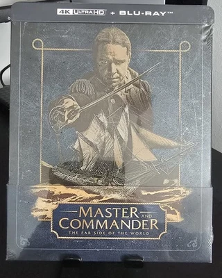 🎬Master and Commander, The Far Side of the World 4kSteelbook,New&Sealed,freepst - Image 1 of 3