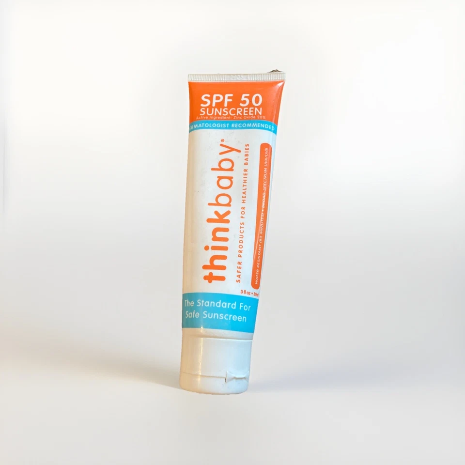 Thinkbaby Protector Solar Loción Mineral FPS 50 3 OZ Bebés Foto 1 de 2