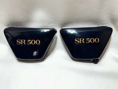 Capa lateral Yamaha Sr500 1983 modelo antigo genuína pintada / Sr500Sp  - Imagem 1 de 4