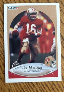 Fleer 1990 Fleer #10 Joe Montana San Francisco 49ers - Picture 1 of 2