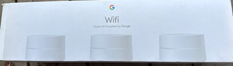 NEW Google Model AC-1304 AC1200 Wireless Router 3 Pack Home Wi-Fi Mesh System - Image 1 of 4