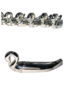 Vtg Swan Knife Rests Silverplate Chopstick Rest Set of 6 Silver Zinc by Elegance - Picture 1 of 21