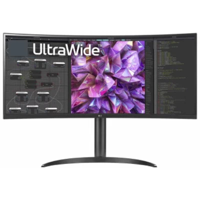 LG 34" UltraWide IPS QHD 60Hz 5ms 3800R Curved Monitor 21:9 1:700 34WQ75X-B - Image 1 of 2