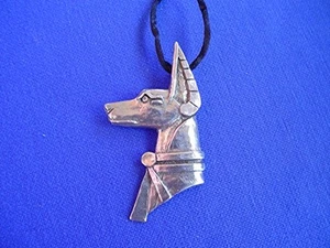 Anubis Pharaoh Hound necklace #14A Pewter Egyptian Jewelry by Cindy A. Conter - Picture 1 of 1