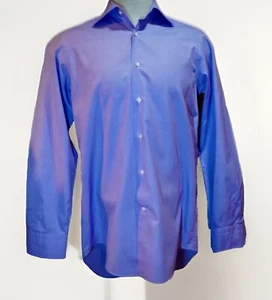 Barneys New York Slim Fit Houndstooth Dress Shirt 15.5/39 Made In Japan 21 X 31” - Picture 1 of 7