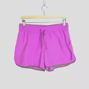 Columbia pantaloncino donna rosa medio elastico vita nylon outdoor corsa attivo - Foto 1 di 14