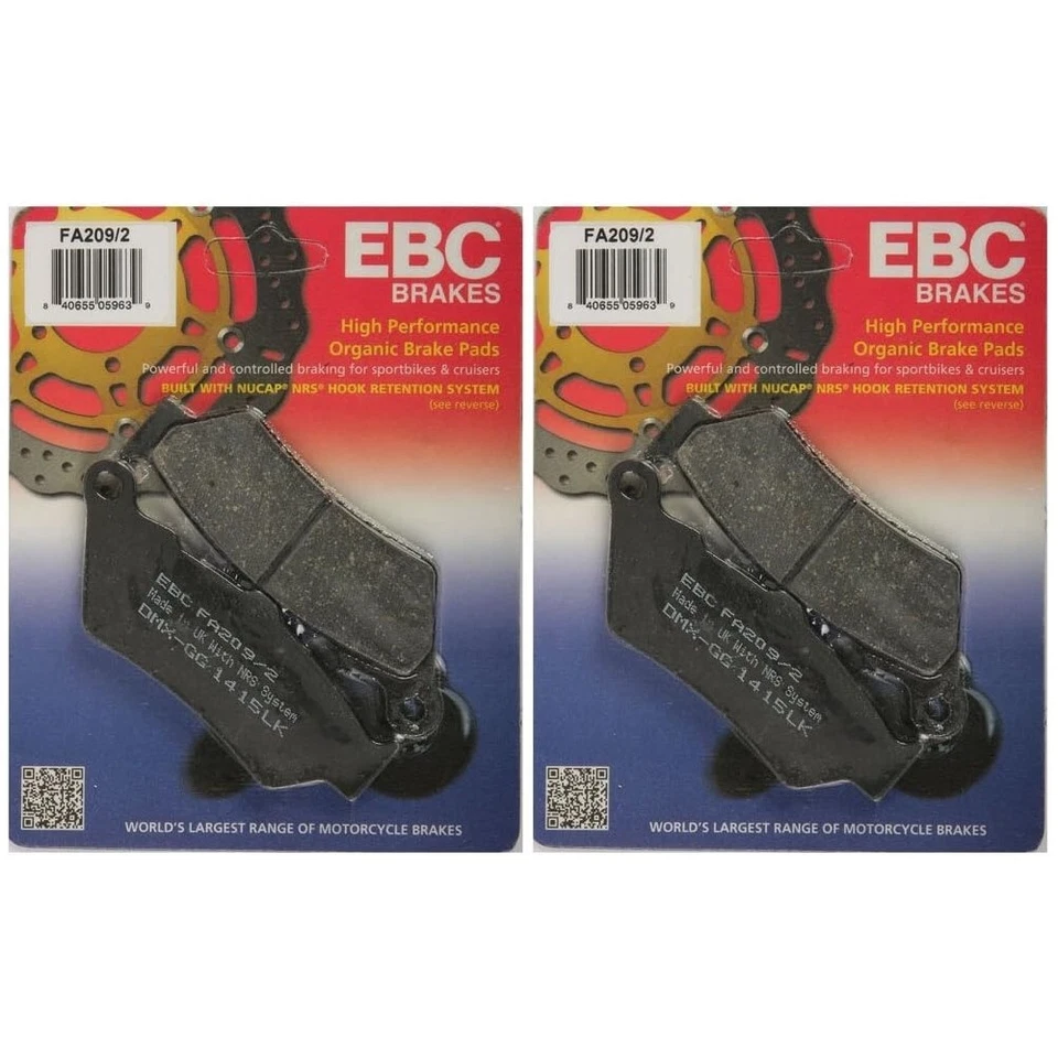 EBC FA209/2 Coppia Pastiglie Freno Organiche Per BMW F650 R1220902