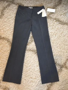 NEW NWT Kenneth Cole | Charcoal Heather Gray Amanda Pant | Size 4 Gray - Picture 1 of 8