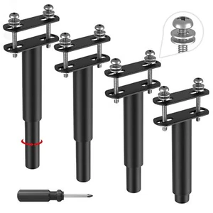 4 Pcs Adjustable Metal Bed Frame Support Leg Bed Support Legs 7.08" - 13" Bed... - Picture 1 of 9