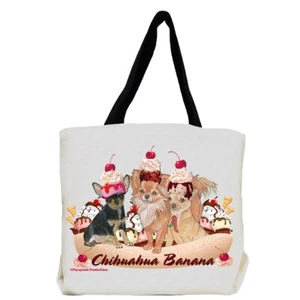 Chihuahua Dog Chihuahua Banana Split Tote Bag - Picture 1 of 1