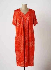 Robe orange neuve taille M marque Egatex (or5) - Imagen 1 de 6