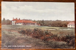 GOLF CLUB, FLACKWELL HEATH, HIGH WYCOMBE Antique c1925 Colour Photo Post Card - Picture 1 of 2