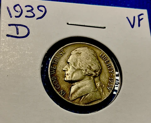 1939 d Jefferson nickel• #54 Cover