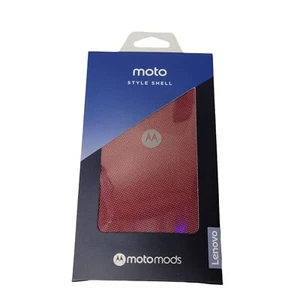 Motorola Genuine Moto Mods Style Shell for Moto Z3 Phones, Red Ballistic Crimson - Picture 1 of 2
