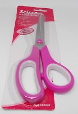 MOMENTUM For Right Or Left Handed 8.5" (21 cm) SCISSORS  Carded PINK