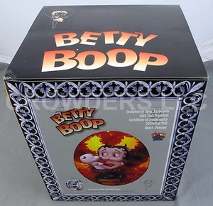 Porcelain Hand Painted Betty Boop w/ Pudgy Statue Bust Greg Aronowitz Ver. 1 '99 - Bild 1 von 1
