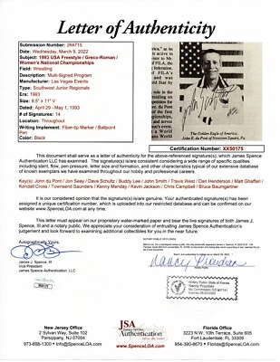 戴夫·舒尔茨 John du Pont 约翰·史密斯 丹·亨德森 肯尼 周一 亲笔签名 签名 — 第 1/4 张图片