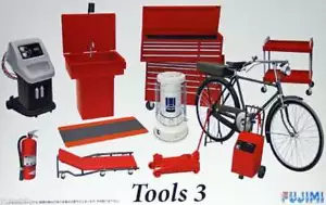 Garage Tools Set 3 1:24 Plastic Model Kit FUJIMI - Foto 1 di 1