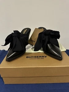 Burberry High Heels Black Size 5 ( 38) Brand New - Picture 1 of 12