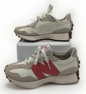 New Balance 327 Moonbeam Shoes Trainers Size UK 5 Womens Beige Pink Desert Gum - Picture 1 of 15