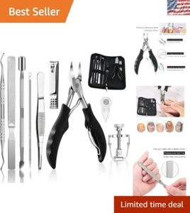 Chirurgische Qualität Zehennagel Korrektur Werkzeuge Set - 10 wesentliche Pediküre Artikel - Bild 1 von 9