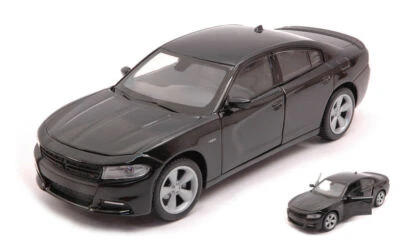 MODELLINO AUTO STATICO WELLY DODGE CHARGER R/T NERO MODELLISMO SCALA 1:24 - Immagine 1 di 2