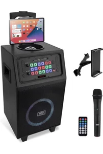 Tragbares Karaoke PA-Lautsprechersystem - 600 W 8" Wiederaufladbarer BT-Lautsprecher - Bild 1 von 11