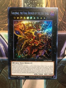 VARUDRAS, THE FINAL BRINGER OF THE END OF TIMES * SECRET RARE LEDE-EN045 YUGIOH! - Picture 1 of 1