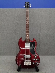 Bajo Eléctrico Greco EB-420 Rojo Producto Usado Envío Desde Japón - Imagen 1 de 17