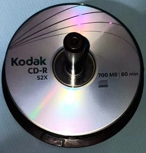 20 KODAK CD-R 52X BLANK DISC & 7 KODAK DVD-R 16X BLANK DISC VERY MINOR SCRATCHES - Picture 1 of 5