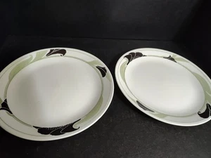 SET OF 2 - CORNING CORELLE - BLACK ORCHID - DINNER PLATES - Picture 1 of 5