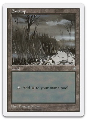 Swamp (Ice Age) #42 (LP) Anthologies ATH Magic MTG - Image 1 of 2