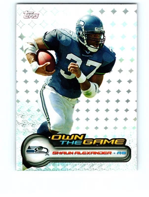 Shaun Alexander #OTG3 Seattle Seahawks 2006 Topps Own the Game NM+ - Image 1 of 2