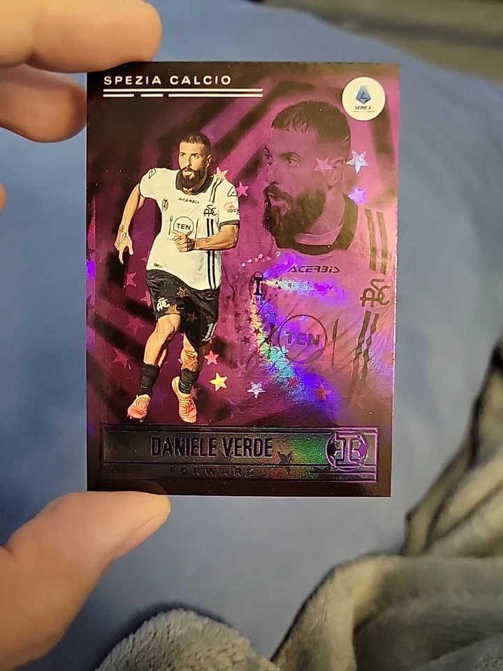 Daniele Verde ~ 2021-22 Panini Chronicles ~ Illusions Purple Astro - Image 1 of 2