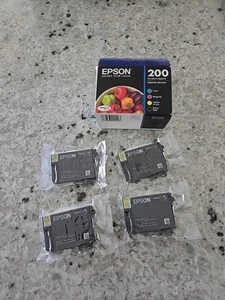 Epson T200120-BCS Multi Color Tintenpatrone Cyan Magenta 2x Gelb KEIN SCHWARZ NEU - Bild 1 von 3