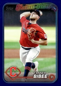 2024 Topps #437 Tanner Bibee Royal Blue - Bild 1 von 2