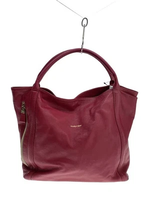 SEE BY CHLOE Tote Bag Leather Pink Solid Color - Image 1 of 4